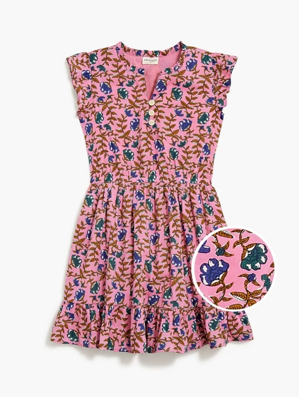 NEW! Crewcuts Floral Dress Size 8
